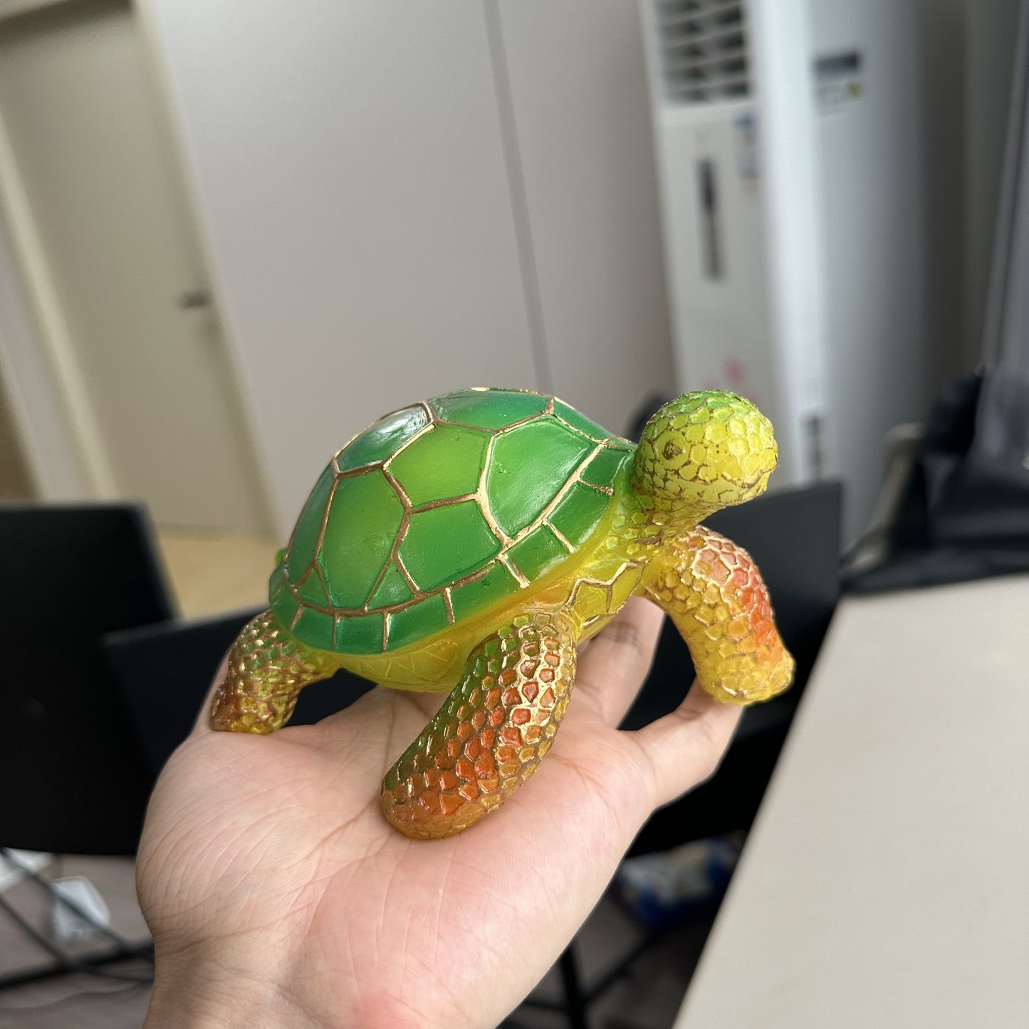 1pc Classic Turtle LED Light, USB Powered Resin Cartoon Animal Figurine, Versatile Room Decor, Festive Ambiance for Christmas, Halloween, Easter, Hanukkah, Thanksgiving - Cute Desk Lamp