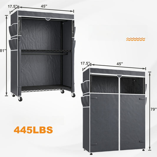 Spacious Heavy Duty Clothes Rack 81\