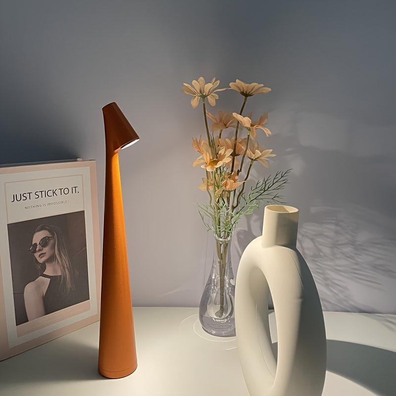 Handsome Table Lamp - Minimalist Creative Touch Night Light Art Luxury Bedroom Bedside Charging