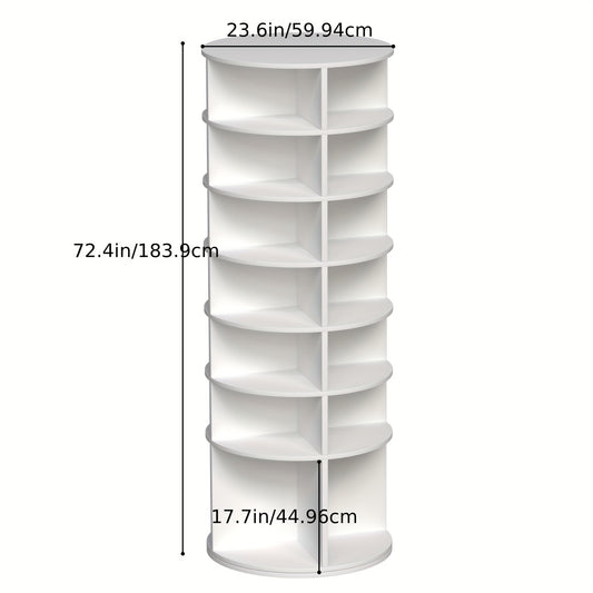 Rotating Shoe Rotating Multi-layer Shoe Rack | 7-story | Independent 360 ° Rotating | Multifunctional Storage Rack | For Entrance Living Room Corridors | Suitable For Small Spaces